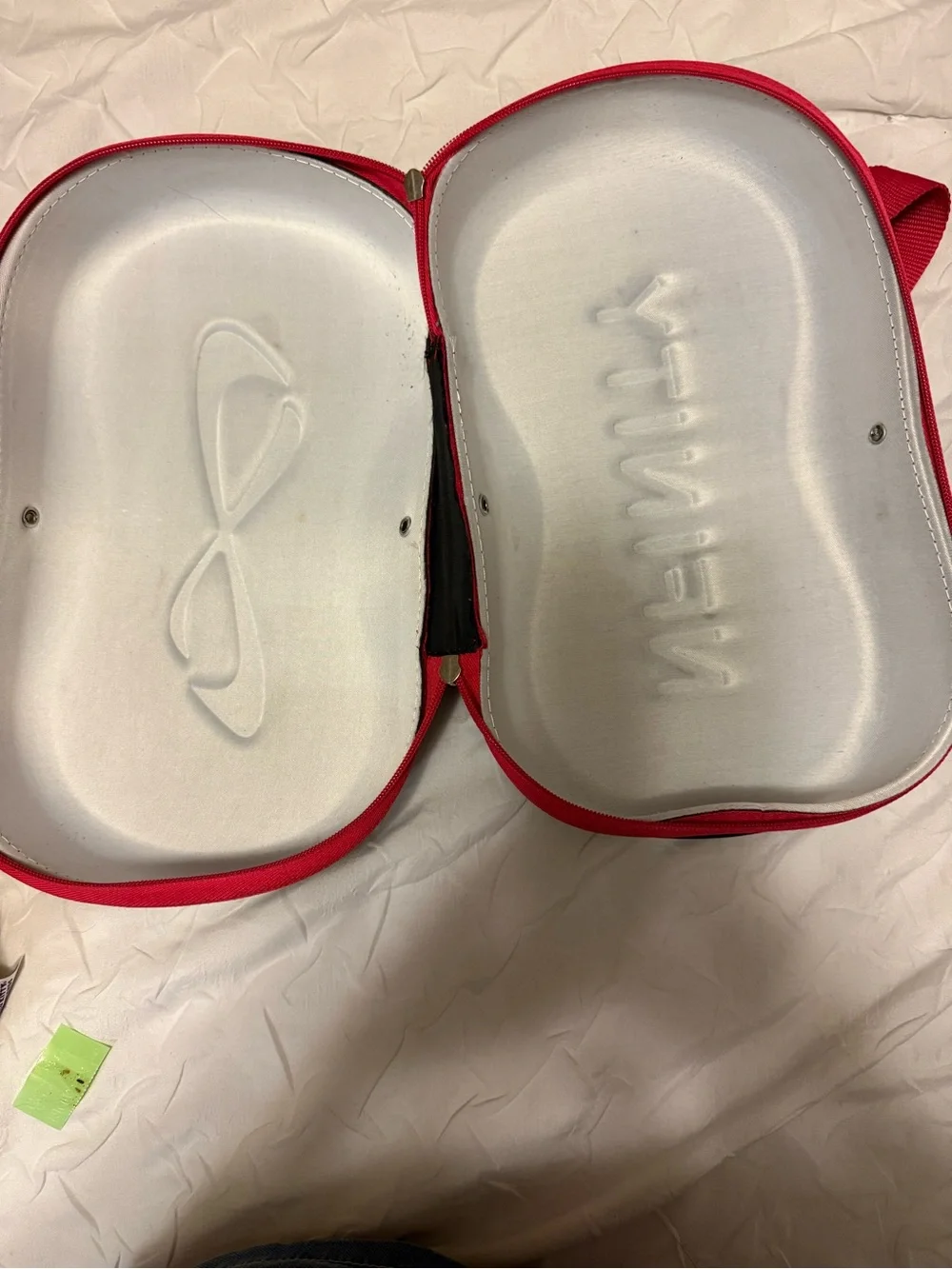 NFINITY Black VR Travel Case with Red Strap